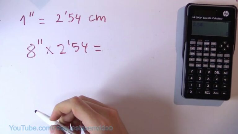 Cómo convertir 8 pulgadas en cm en segundos