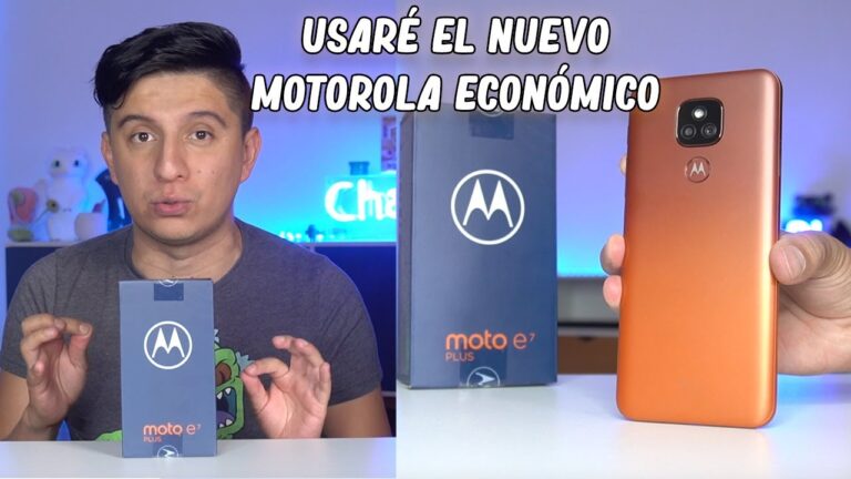 Características destacadas del Motorola Moto E7 Plus